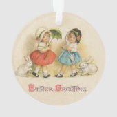 Antique Enfants Rabat Art de Pâques (dos)