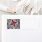 Antique ÉTIQUETTE DE ADRESSE Collecteur Quilt (En situation)