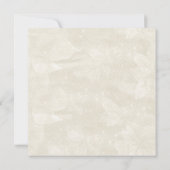 Antique Faire-part de mariage Look Peacock (Dos)