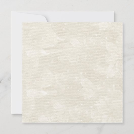 Antique Faire-part de mariage Look Peacock (Dos)