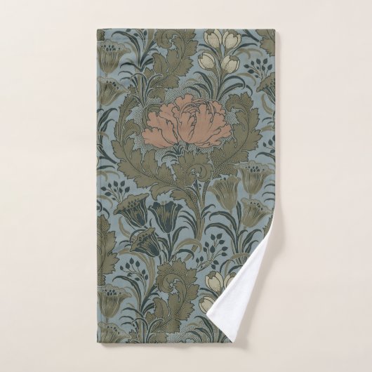 Antique Fleur Morris Jardin Fond d'écran Floral (Serviette à main)