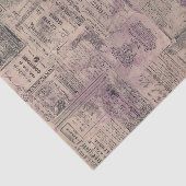 Antique French Collage Tissuepapier (Detail)