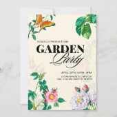 Antique Garden Party Kaart (Voorkant)