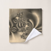 Antique Gold Flower Fractal (Gant de toilette)
