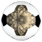 Antique Golden Mandala Art Fleur texturée (Tourné)