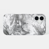Antique House Pattern Phone Case for iPhone 17 – N 16 Hoesje (Achterkant horizontaal)