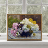Antique Hydrangea Still Life Poster