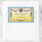 Antique Jaune Étiquette de parfum français (Sac)