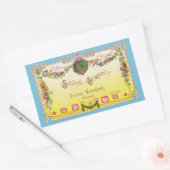 Antique Jaune Étiquette de parfum français (Enveloppe)