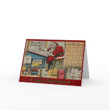 Antique Kerstman Controlelijsten Aangepast