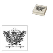Antique Koninklijk Schild Aangepaste Ex Libris, Bo Rubberstempel (Gestempeld)