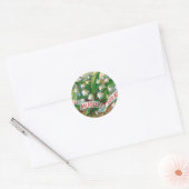 Antique Lily de la Vallée Sticker rond (Enveloppe)