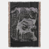 Antique Lion Script Cotton Jeu de couverture (devant Vertical)