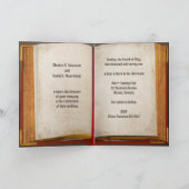 Antique Livre Faire-part de mariage heureux fin (Intérieur)