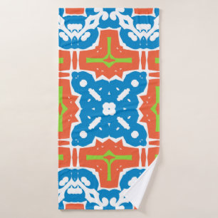 Antique Mexican talavera ceramic. Zamelvintage Badhanddoek