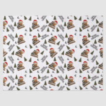 Antique Nut Christmas Wrapping Paper