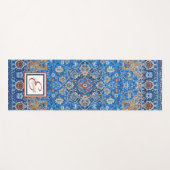 Antique Oriental Bleu Turc Tapis Perse (Devant (Horizontal))