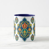 Antique Persian Pattern Look Seven-Tone Coffee Mug (Centre)