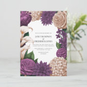 Antique Plum, Blush Taupe & Shadow Mulberry Kaart (Staand voorkant)