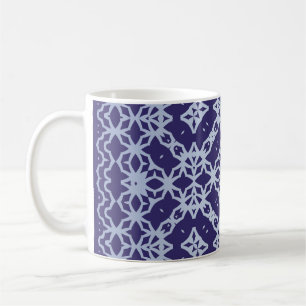 Antique portuguese azulejo ceramic. Designgrafiek Koffiemok