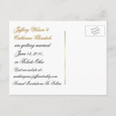 Antique recherche Enregistrer la date carte postal (Dos)