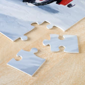 Antique Red Car Christmas Tree Legpuzzel (Zijkant)