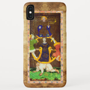 ANTIQUE RENAISSANCE TAROTS 10 / RAD VAN FORTUIN iPhone XS MAX HOESJE