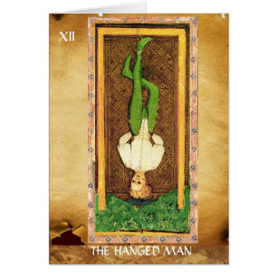 ANTIQUE RENAISSANCE TAROTS 12 / DE GEHANGENE MAN