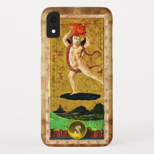 ANTIQUE RENAISSANCE TAROTS 19 DE ZON Gem Monogram iPhone XR Hoesje