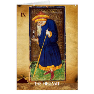 ANTIQUE RENAISSANCE TAROTS 9 / DE HERMIT