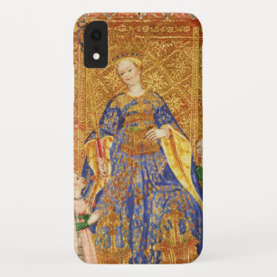 ANTIQUE RENAISSANCE TAROTS / KONINGIN VAN DE STA iPhone XR HOESJE