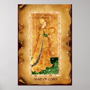 ANTIQUE RENAISSANCE TAROTS / MAAGD VAN MUNTEN POSTER