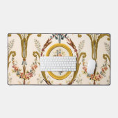 Antique Rococo Floral Gold Crème Élégante (Clavier et souris)