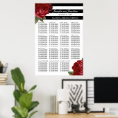 Antique Roses rouges et Grilles noires Tableau de  (Bureau à domicile)