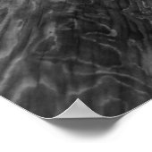 Antique Roue - Poster noir et blanc (Coin)