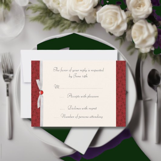 Antique Rouge Florentine RSVP