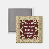 ANTIQUE SISTERS MAGNET (Recto/Verso)