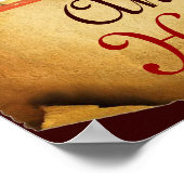 ANTIQUE SQUASH OOGST PERKAMENT POSTER (Hoek)