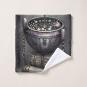 Antique Steampunk Cauldron | Pile de Spellbooks (Gant de toilette)