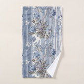Antique Style Français Bleu et Gris (Serviette à main)