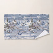 Antique Style Français Bleu et Gris (Serviette à main)