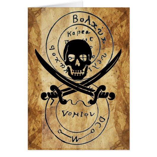 ANTIQUE TALISMAN / PIRATES CARTE DU TRÉSOR (Devant)