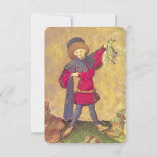 Antique Tarots Allemand Cartes de cour / Écureuil 