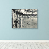 Antique Tin Tile Photo sur toile Wall Art (Insitu (Plancher de Bois))