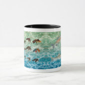 Antique Trout Flies / Lures Coffee Mug (Centre)