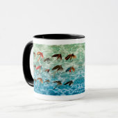 Antique Trout Flies / Lures Coffee Mug (Devant gauche)