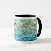 Antique Trout Flies / Lures Coffee Mug (Devant droit)