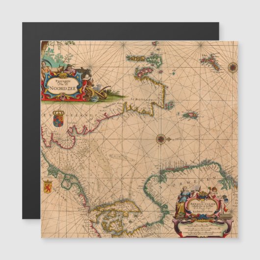 Antique vieille carte inspirée (1) (Devant / Derrière)