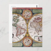 Antique vieille carte inspirée (12) (Devant / Derrière)