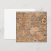 Antique vieille carte inspirée (13) (Devant / Derrière)